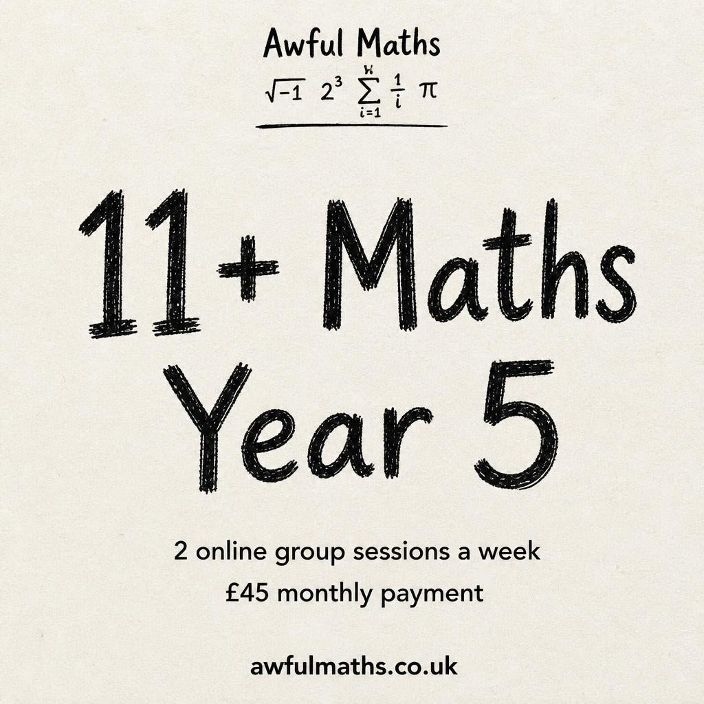 11+ Maths Year 5