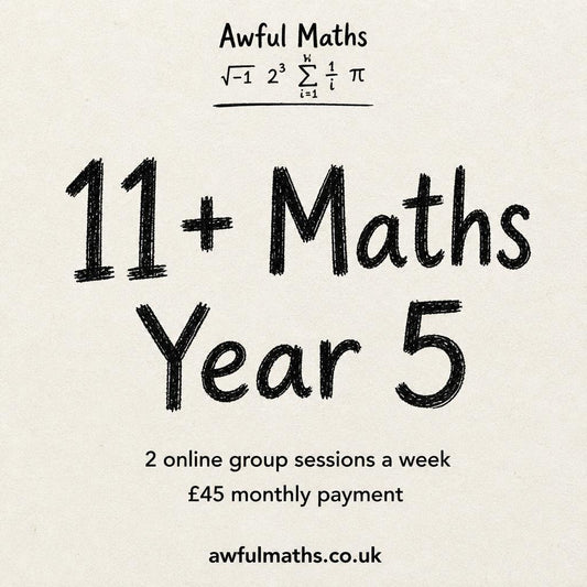 11+ Maths Year 5