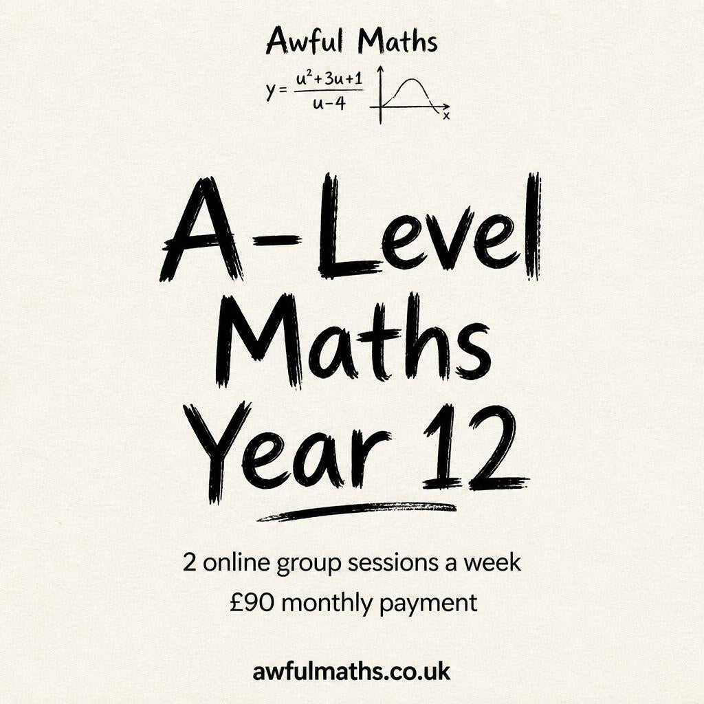 A-Level Maths Year 12