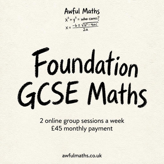 Foundation Level GCSE Maths
